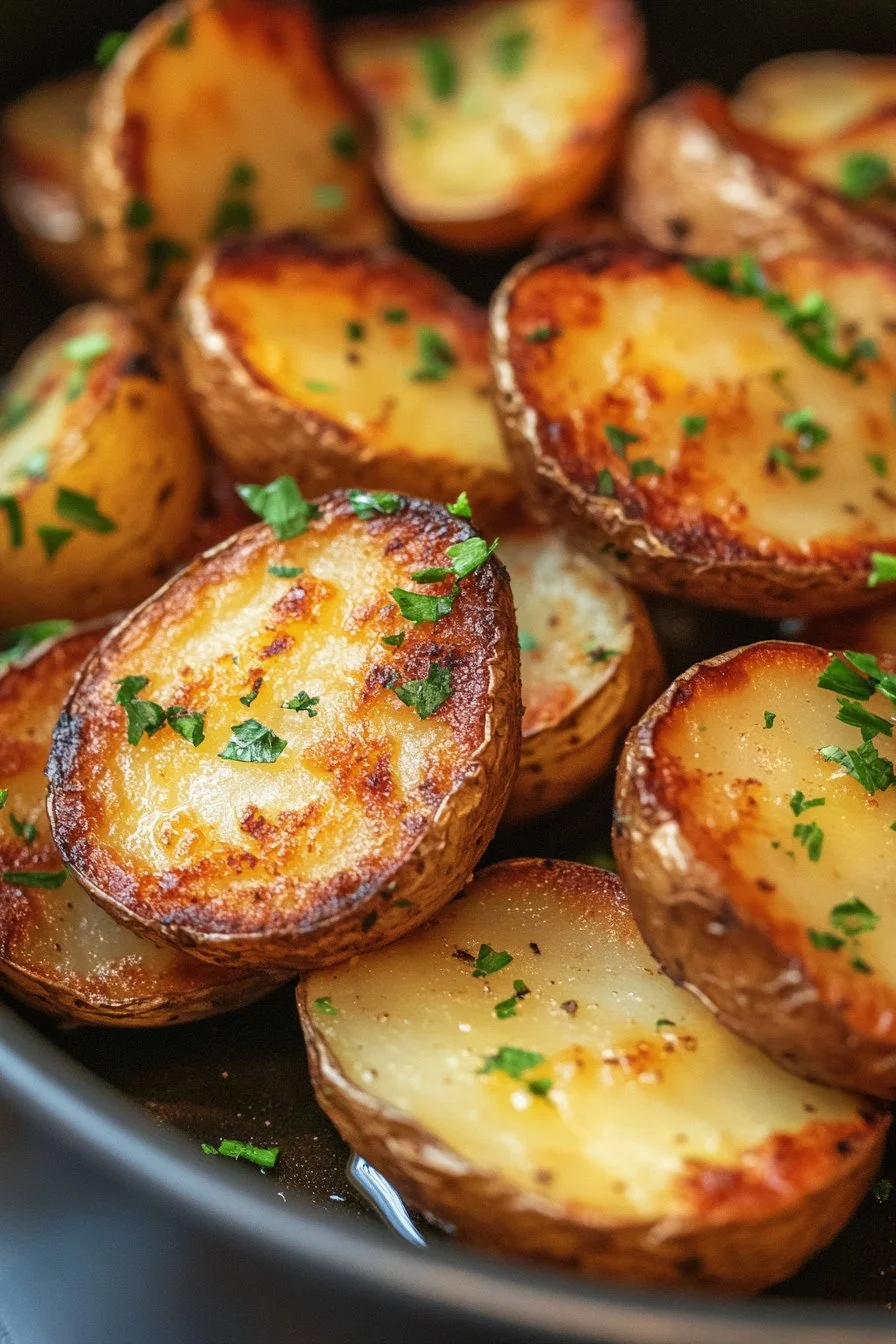 Kartoffeln Geschnitten Knusprig aus der Heißluftfritteuse