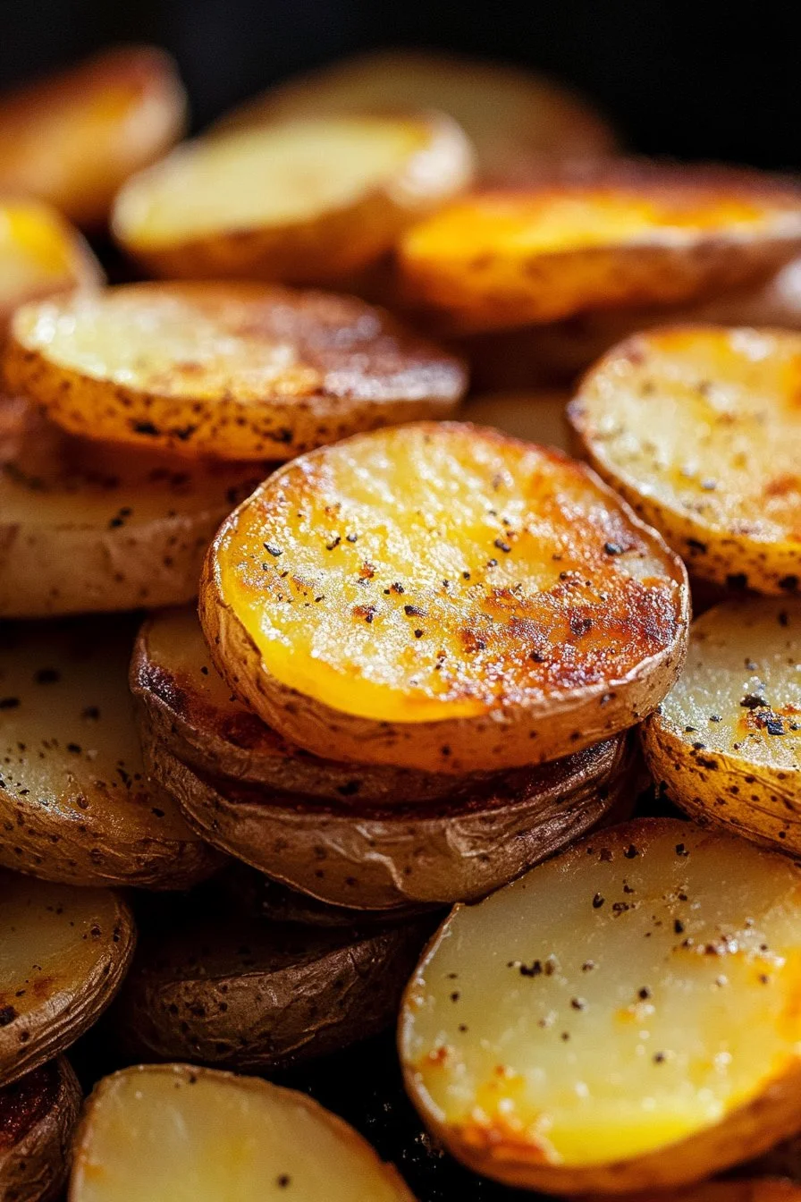 Kartoffelscheiben in der Heißluftfritteuse