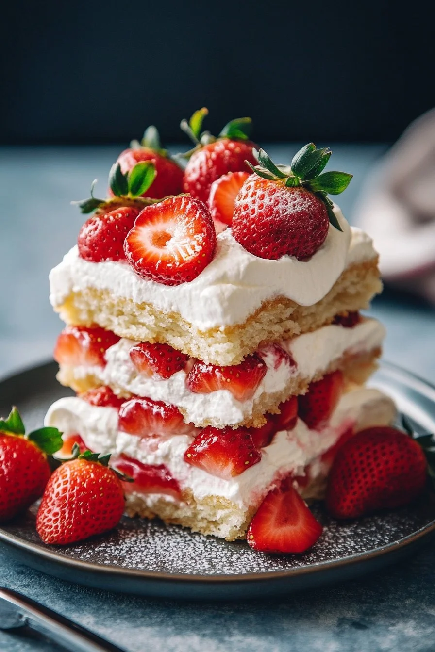 Klassisches Erdbeerkuchen Rezept
