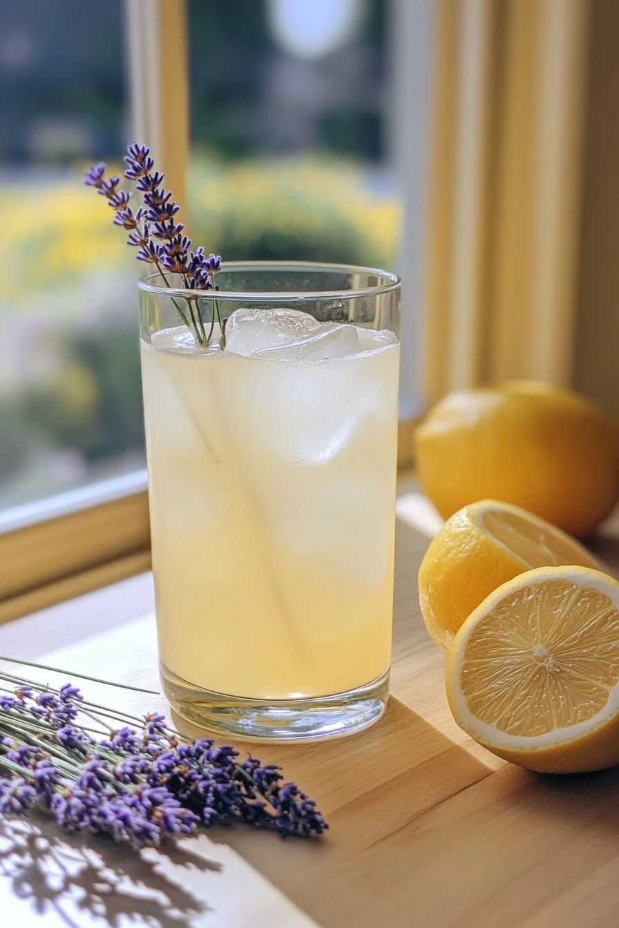 Kokos-Lavendel-Limonade Mocktail