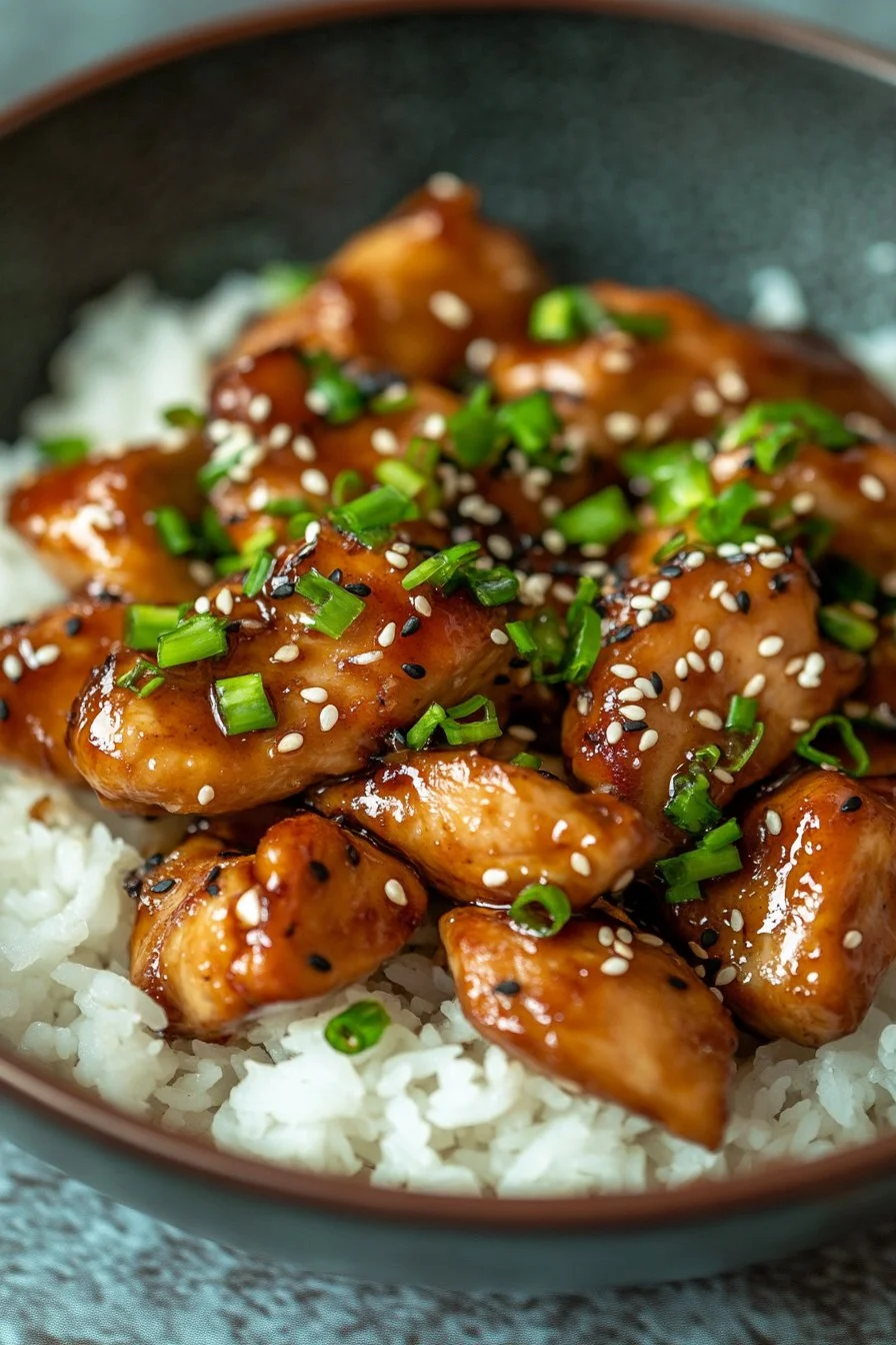 Leckeres Teriyaki-Hühnchen