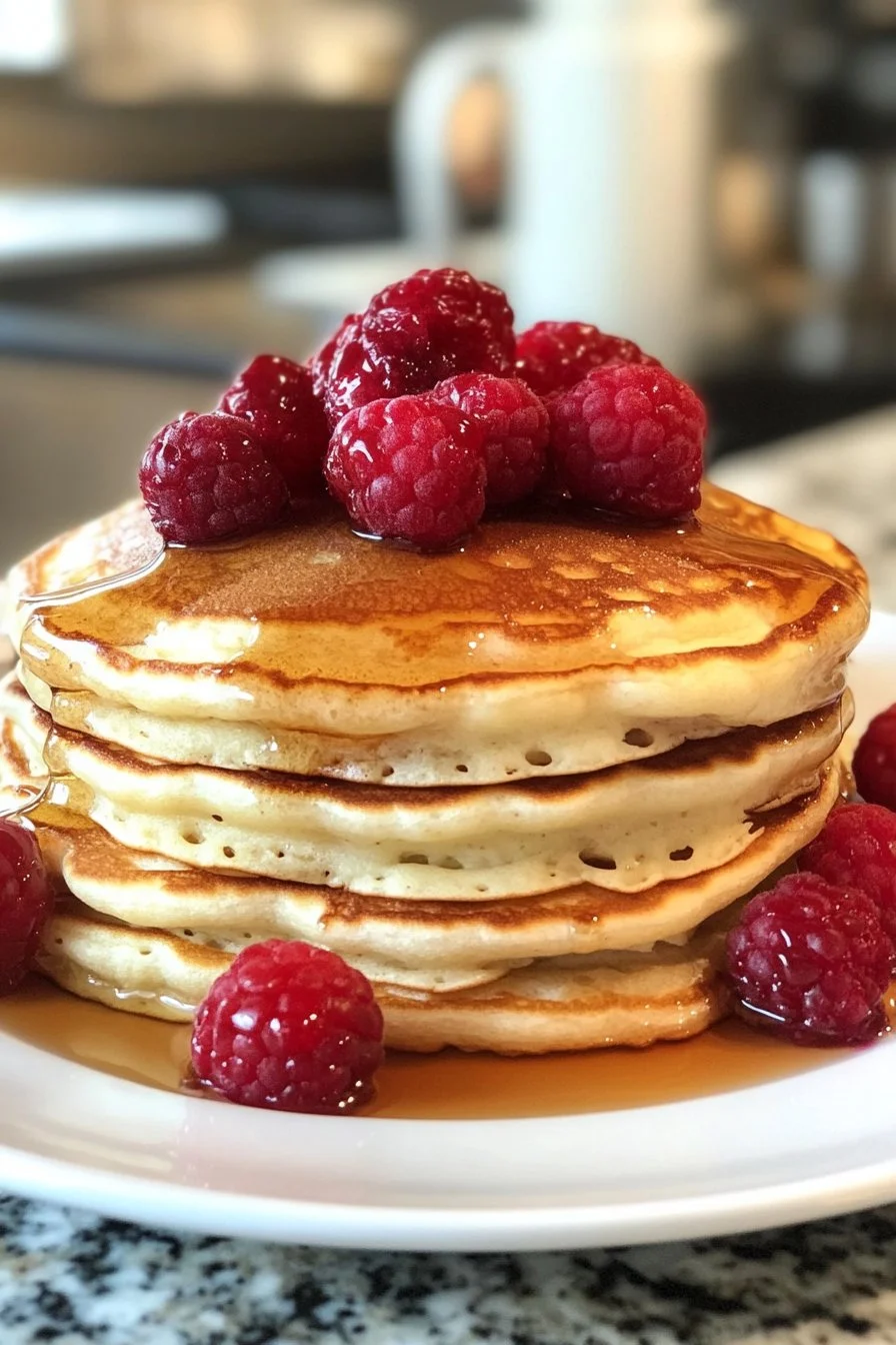 Perfekte amerikanische Pfannkuchen