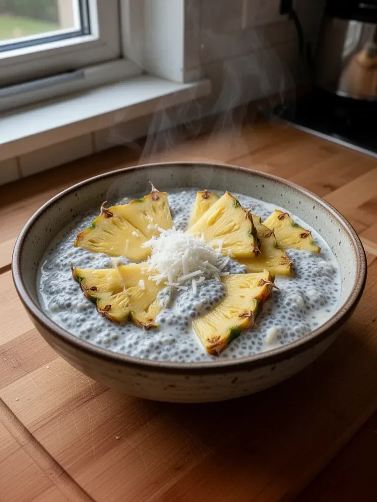 Chia-Pudding Piña Colada