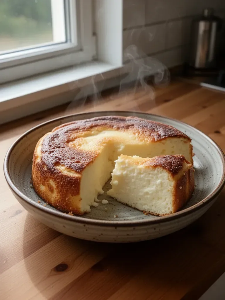 Cremiger Joghurtkuchen mit 3 Zutaten (Ohne Mehl, Butter oder Öl)
