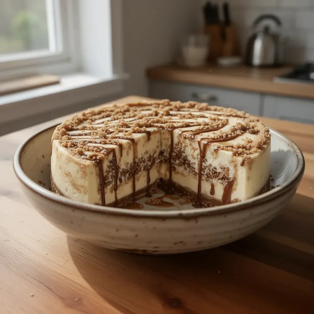 Käsekuchen mit Kaffee für ein einfaches und köstliches Rezept