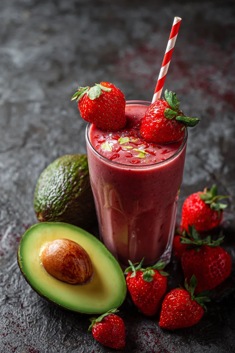 Erdbeer-Avocado-Shake