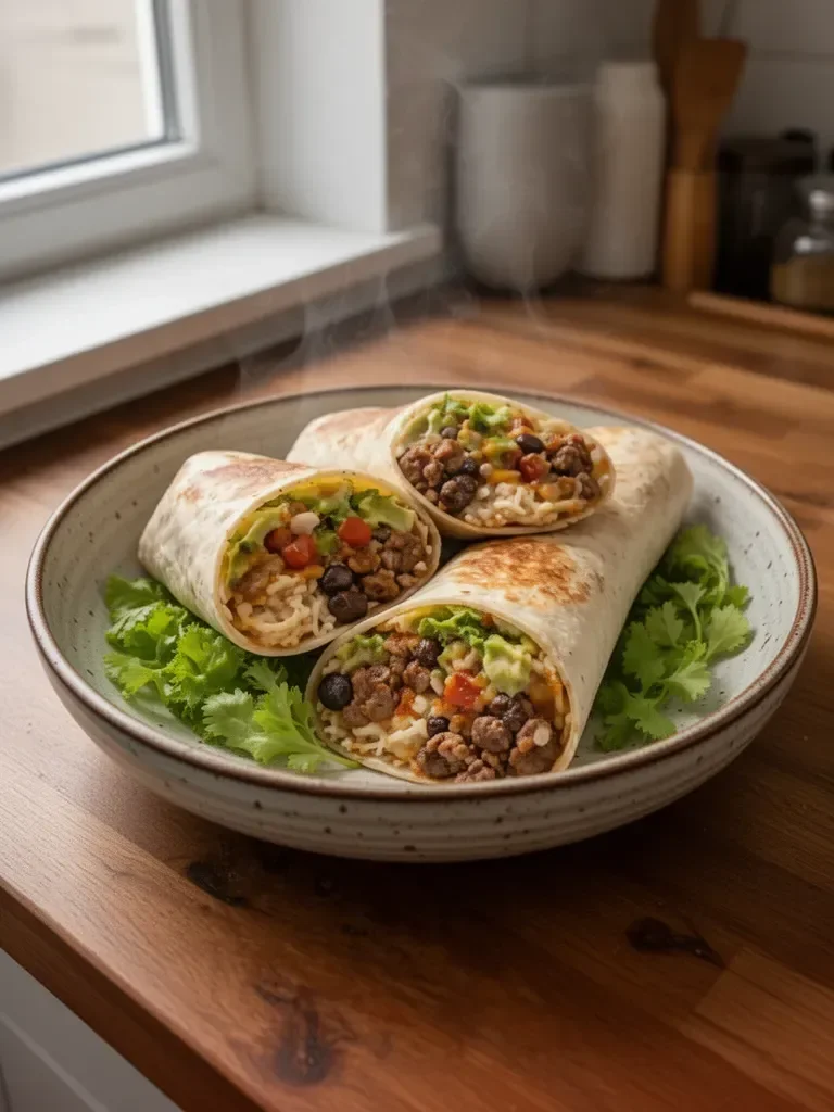Fleisch-Burritos