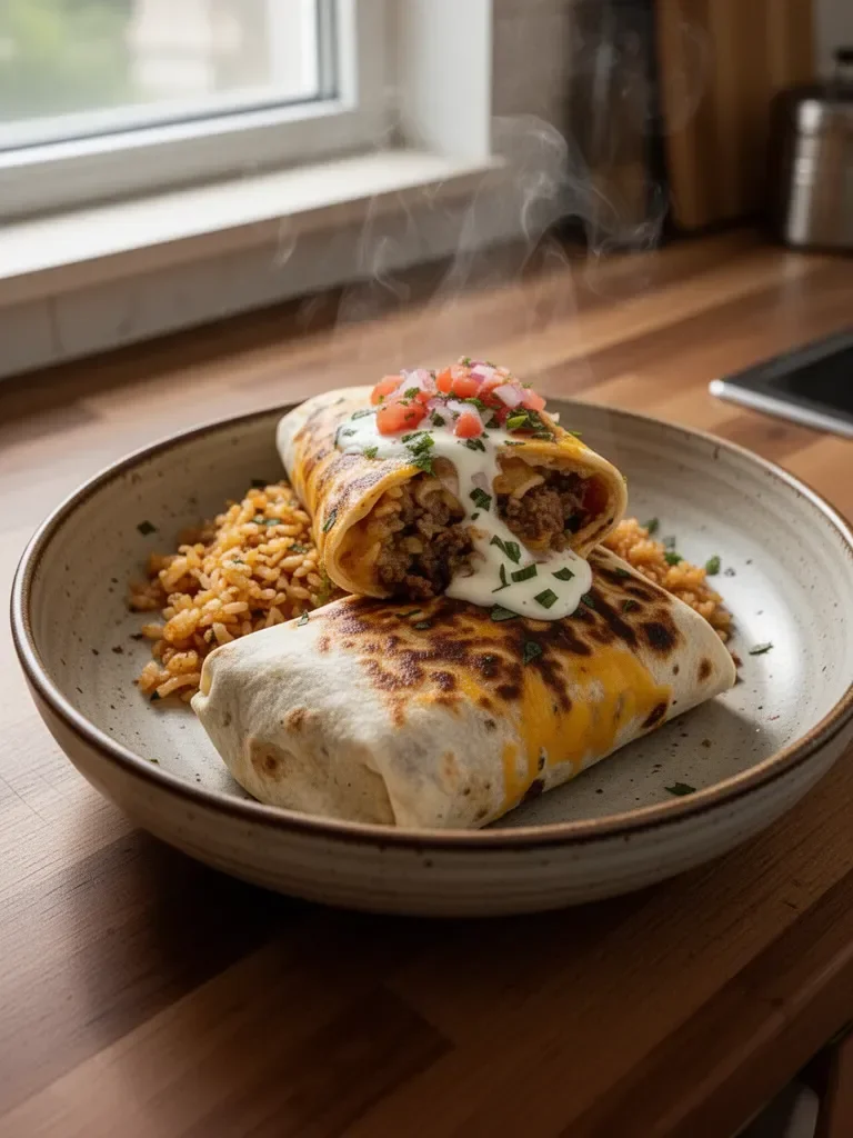 Gegrilltes Käse-Burrito