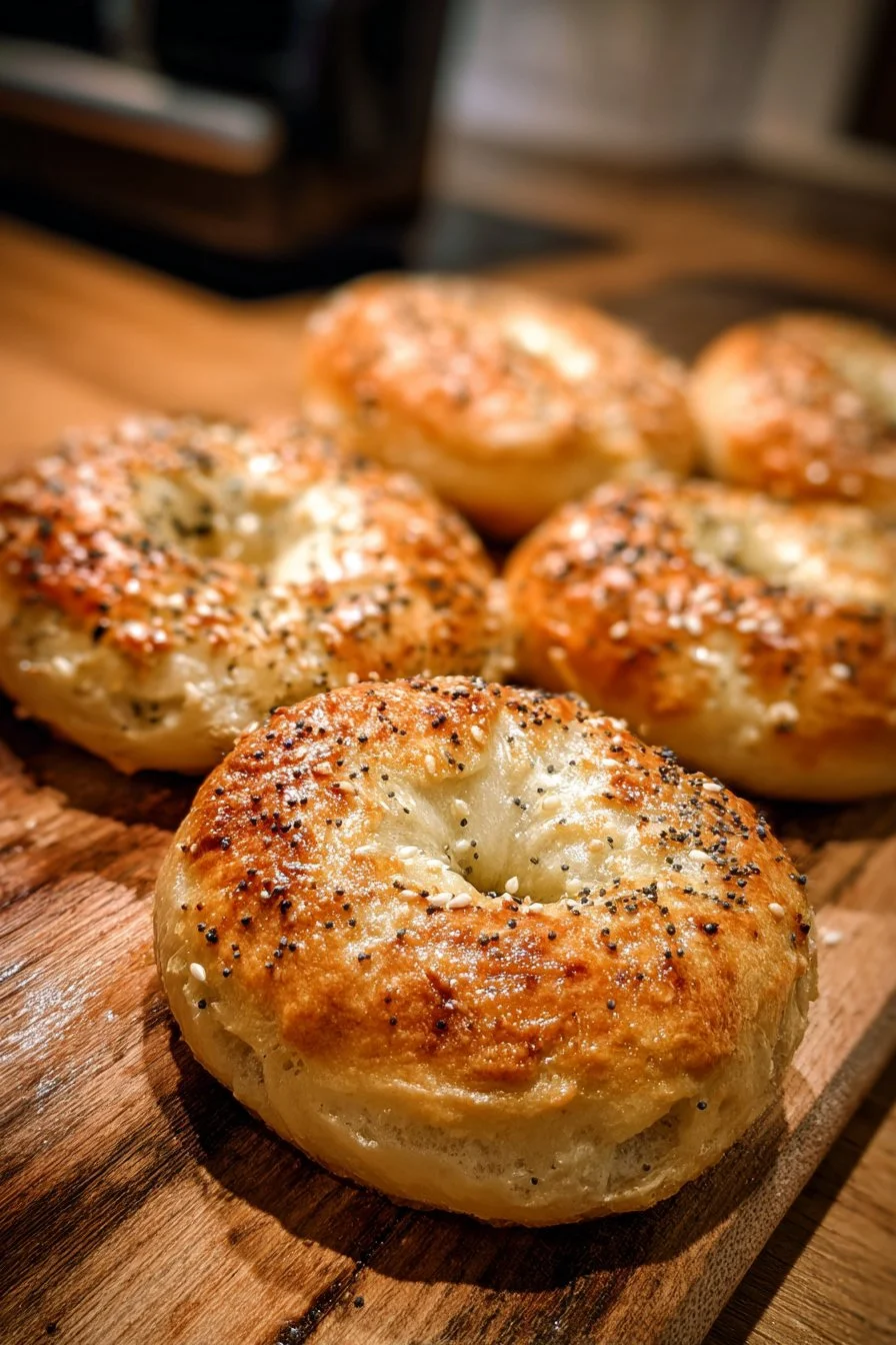 Griechische Joghurt-Bagels