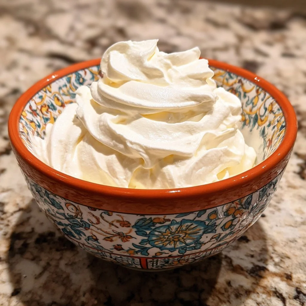 Schale mit geschlagenem griechischem Joghurt und frischen Früchten