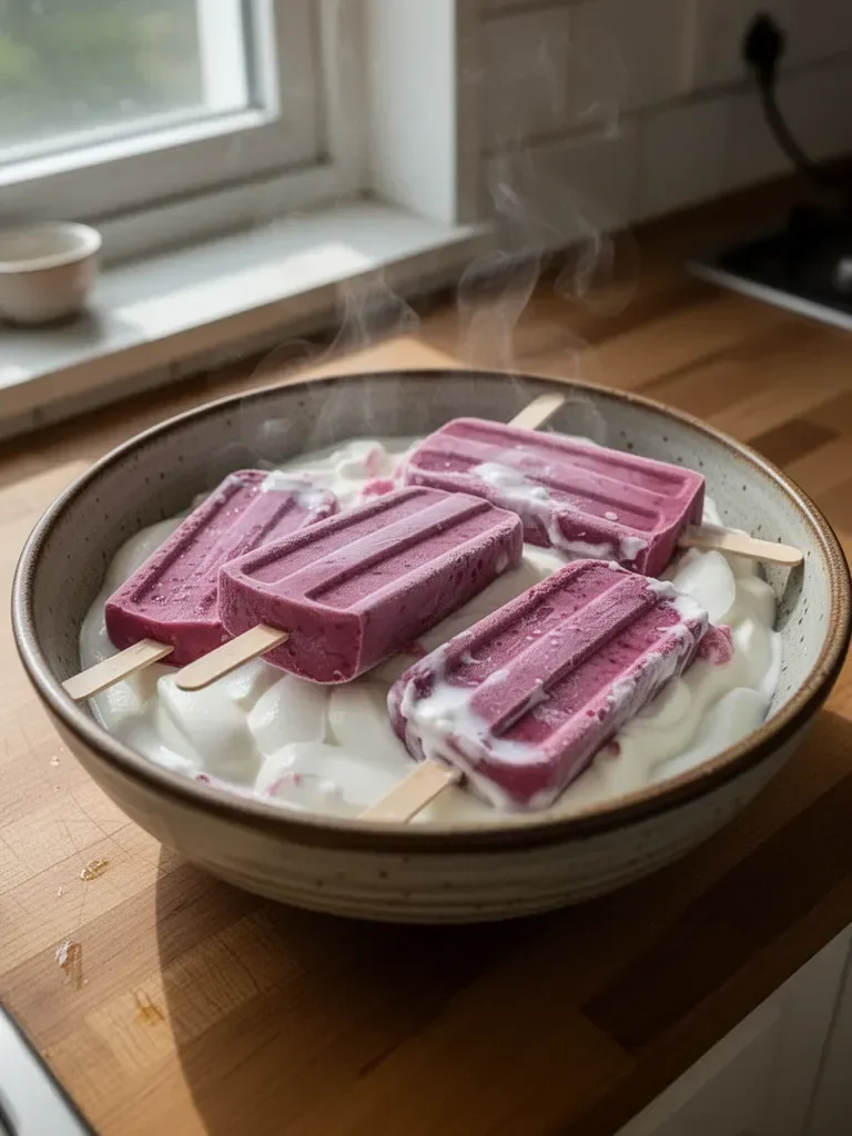 Griechischer Joghurt-Popsicles