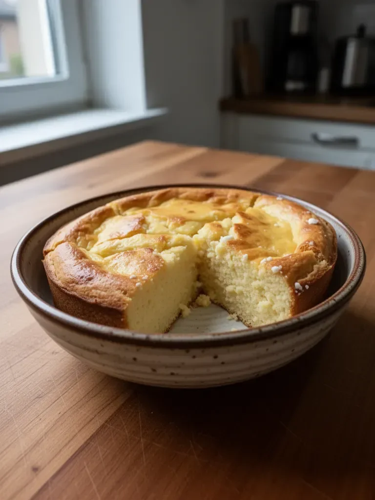Saftiger Joghurtkuchen mit frischen Früchten und Sahne