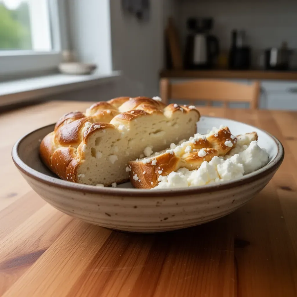 Cremige Käsewolke aus verschiedenen Käsesorten in einer appetitlichen Präsentation.