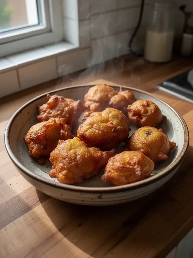 Kuih Kodok (Malaysische Bananen-Buñuelos)