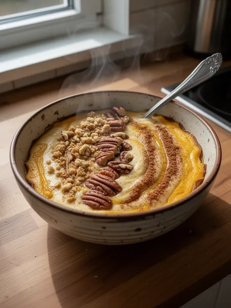 Kürbis-Käsekuchen-Joghurtbecher