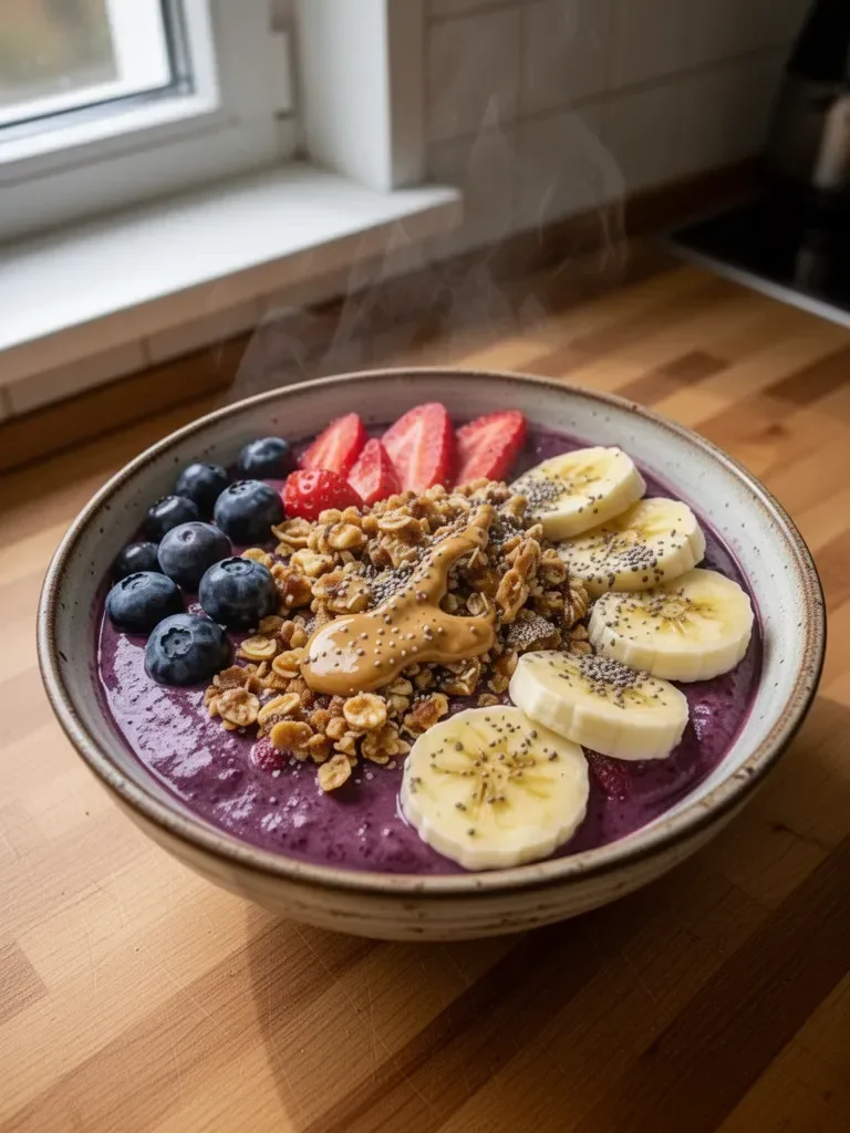 Perfekte Acai-Schüssel