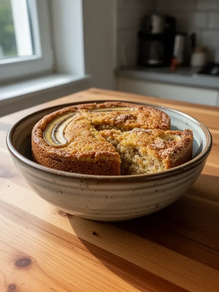 Köstliche Reife Bananentorte mit frischen Bananen und Sahne dekoriert