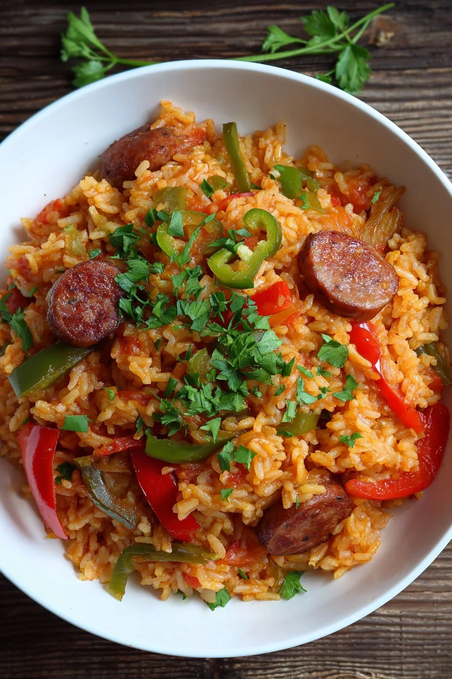 Reis mit Fleisch