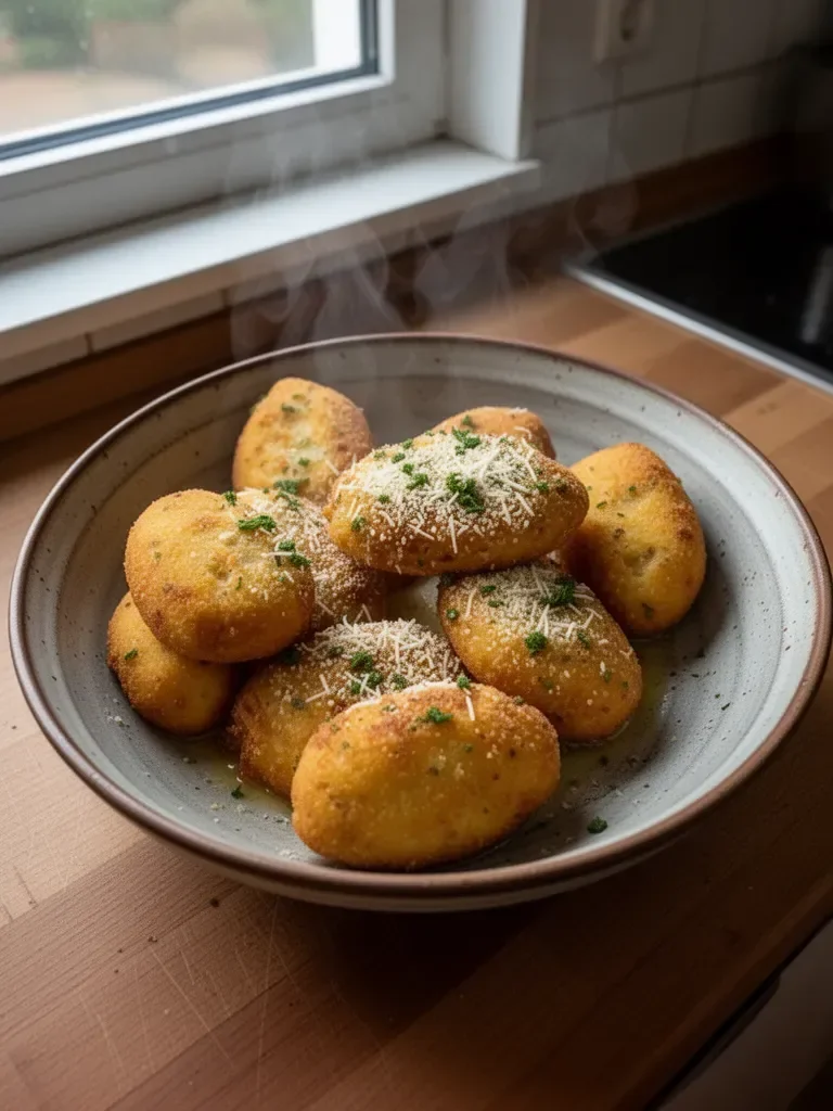 Sizilianische Kartoffelkroketten