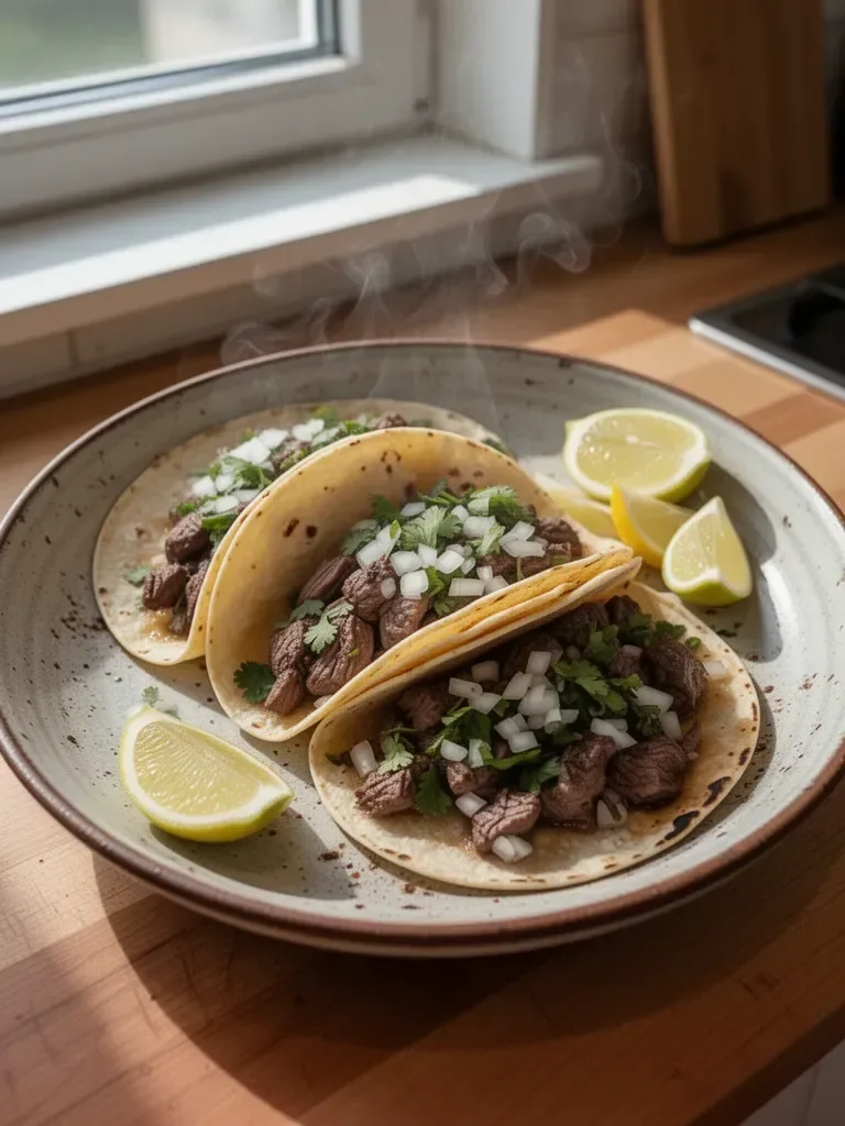 Tacos mit Rindersteak