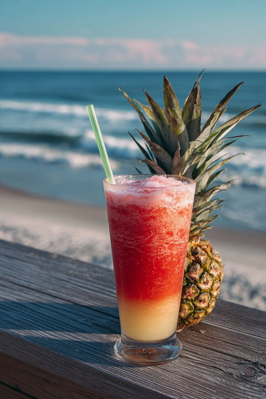 Tropischer Strandshake