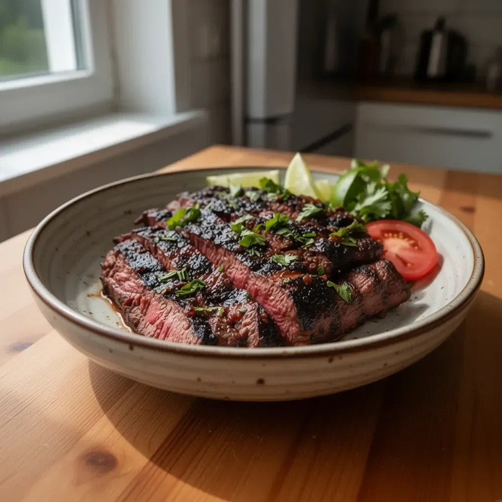 Authentische Marinade für Carne Asada mit frischen Zutaten