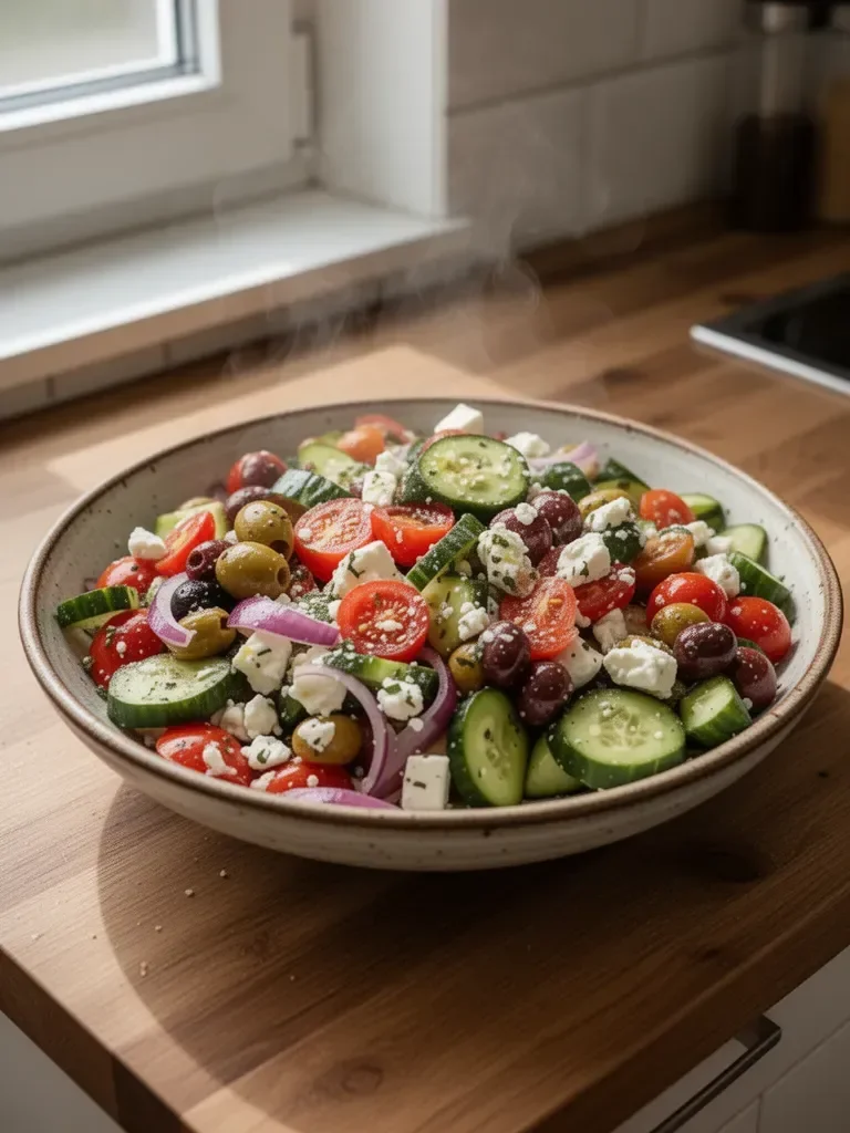 Beste Rezept für griechischen Salat