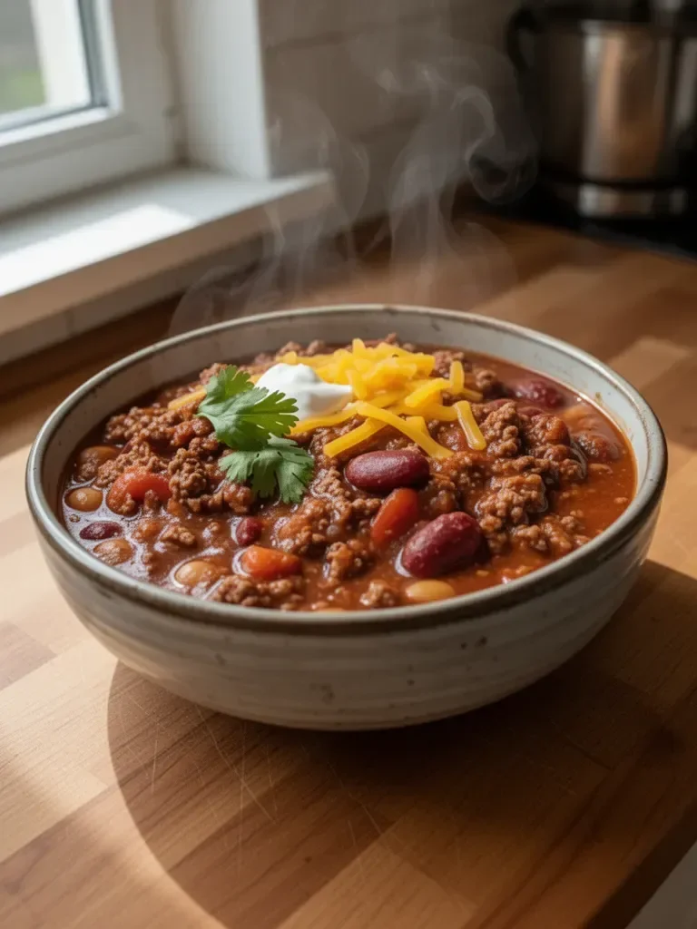 Chili mit Rinderhackfleisch