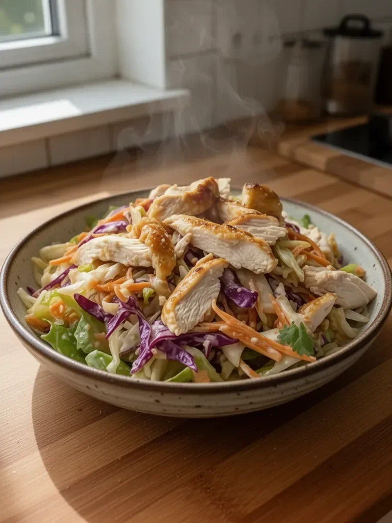 Chinakohlsalat mit Hähnchen