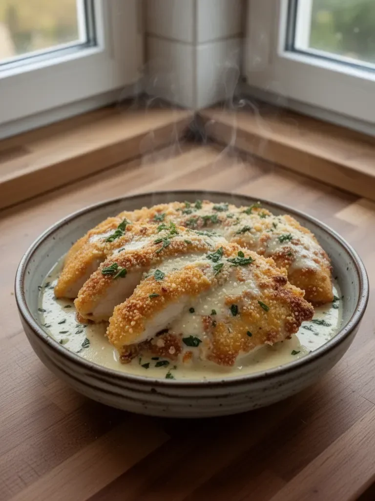 Cremige Parmesanhähnchen