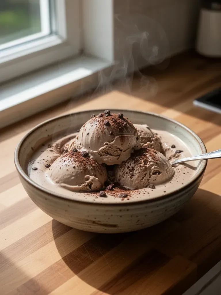 Cremiges Kaffee-Eis