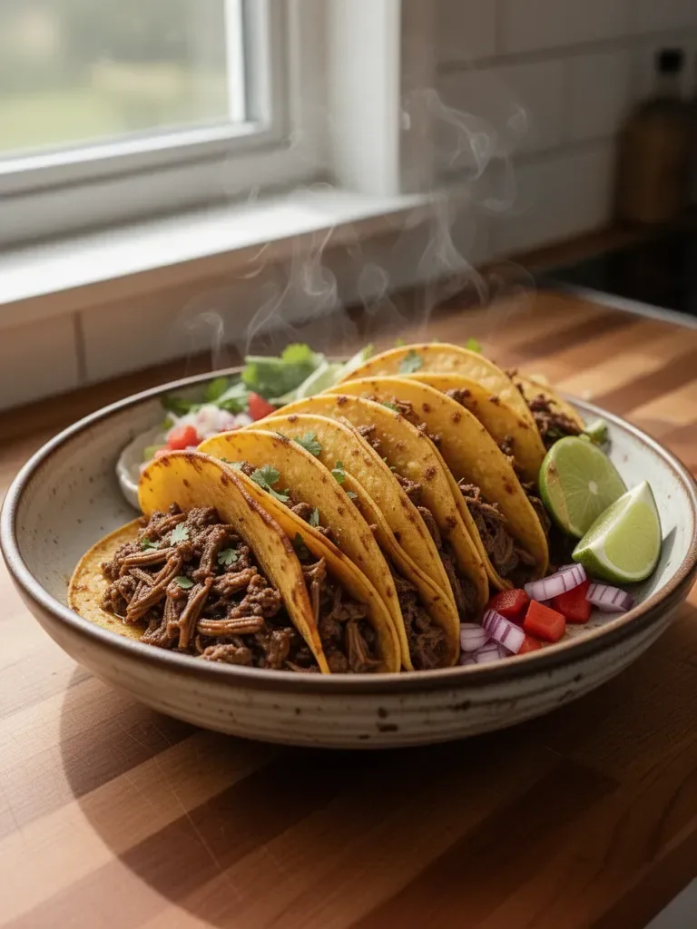 Einfache Birria-Tacos im Crock Pot