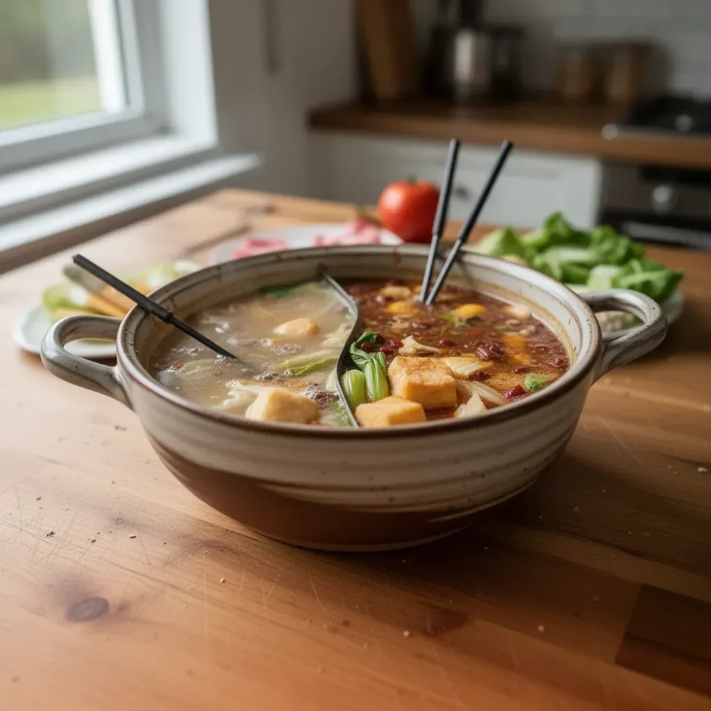 Köstliches Fondue zu Hause mit Käse und Schokolade