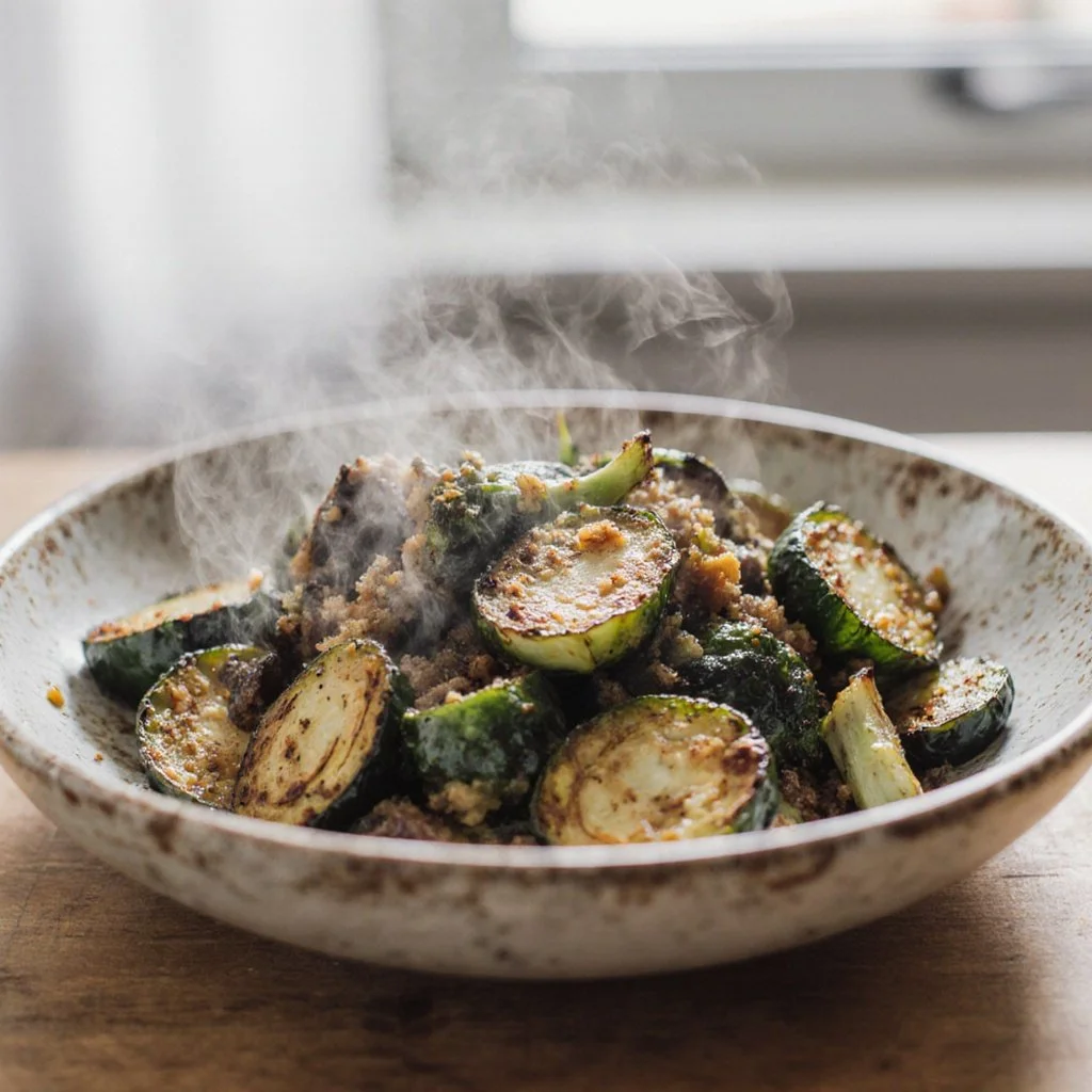 Gesund gebratene Gemüse