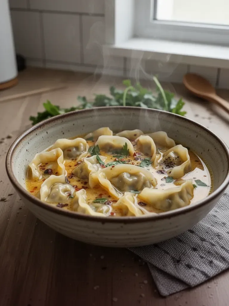 Gyoza-Suppe