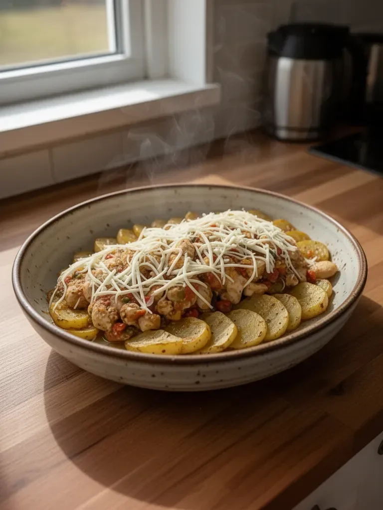 Hähnchenbrust mit Ofenkartoffeln