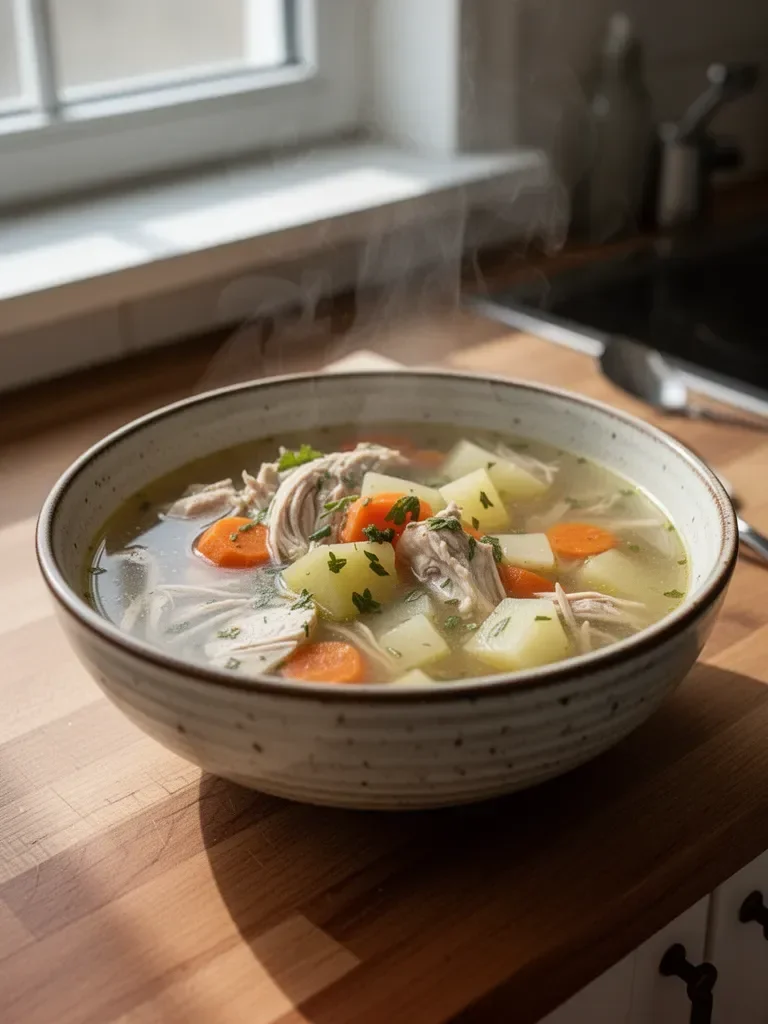 Hausgemachte Hühnersuppe