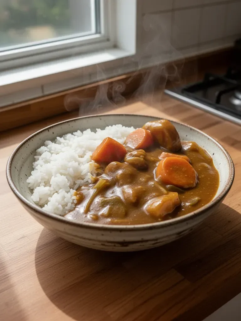 Japanisches Curry mit Reis