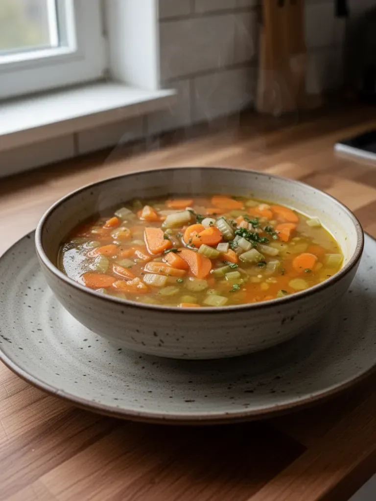 Karotten- und Selleriesuppe