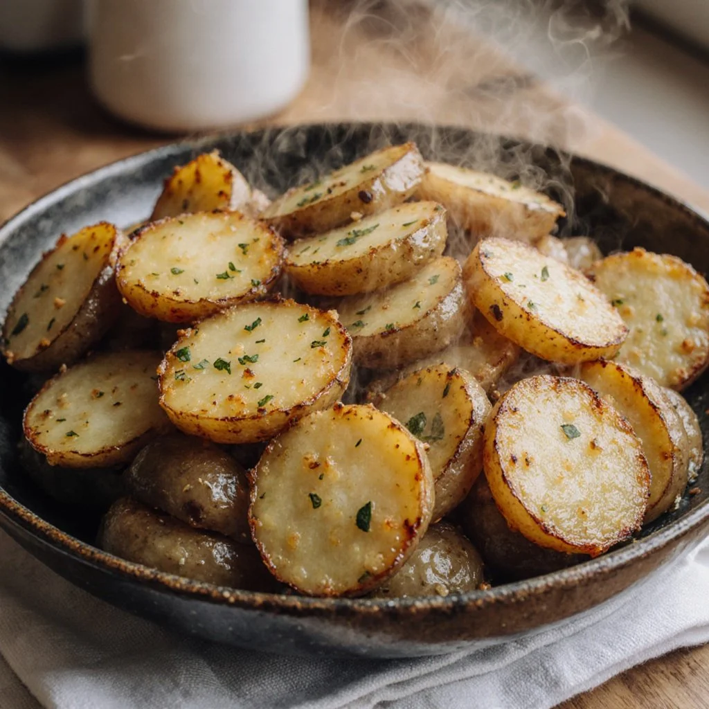 Knusprige Kartoffelscheiben - Einfache Ofenrezept