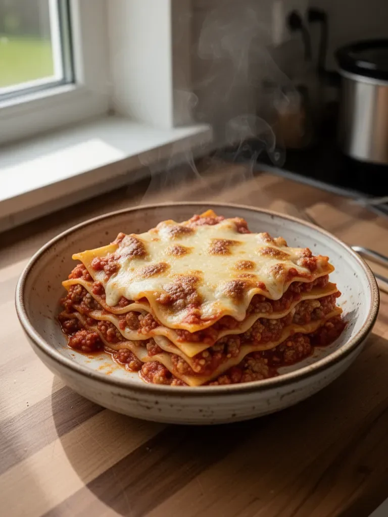 Lasagne im Slow Cooker
