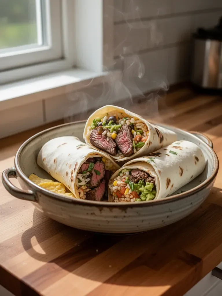 Leckere Carne-Asada-Burritos