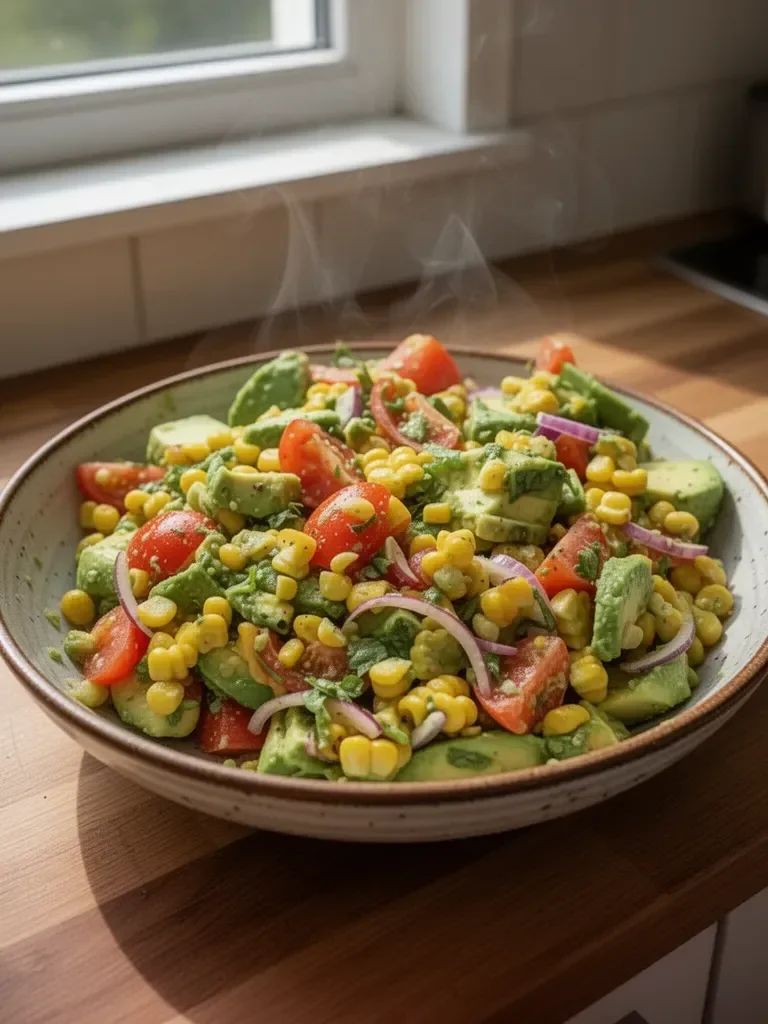 Mais-Avocado-Salat