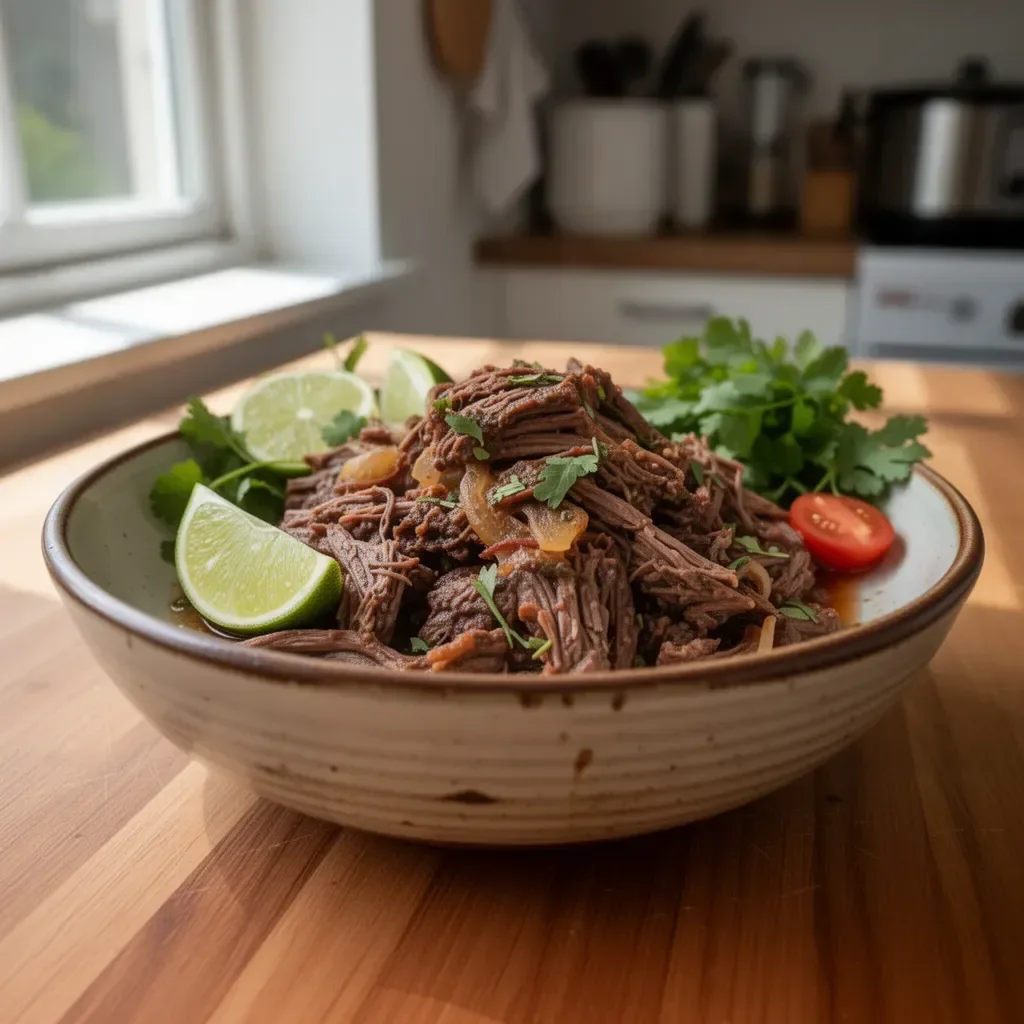 Mexikanisches Rindfleisch-Roast im Slow Cooker zubereiten