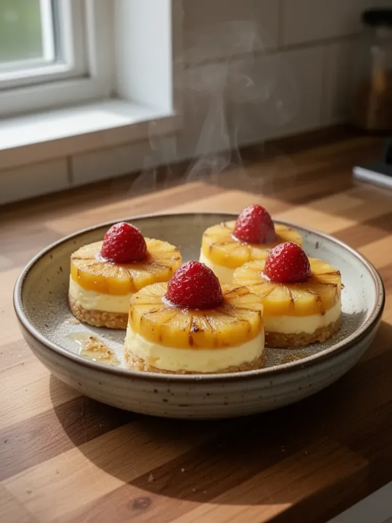 Mini Ananas-Wendekäsekuchen