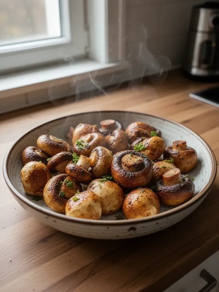 Pilze in der Heißluftfritteuse