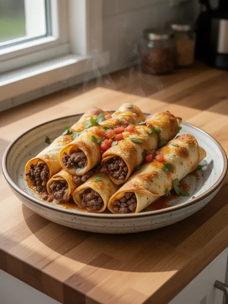 Rindfleisch-Taquitos