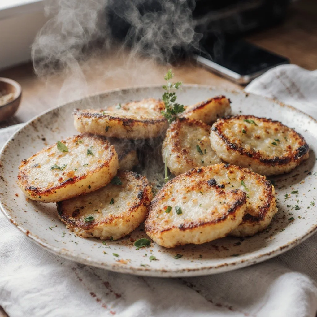 Saftiges Panierhähnchen im Ofen gebacken im Airfryer-Stil