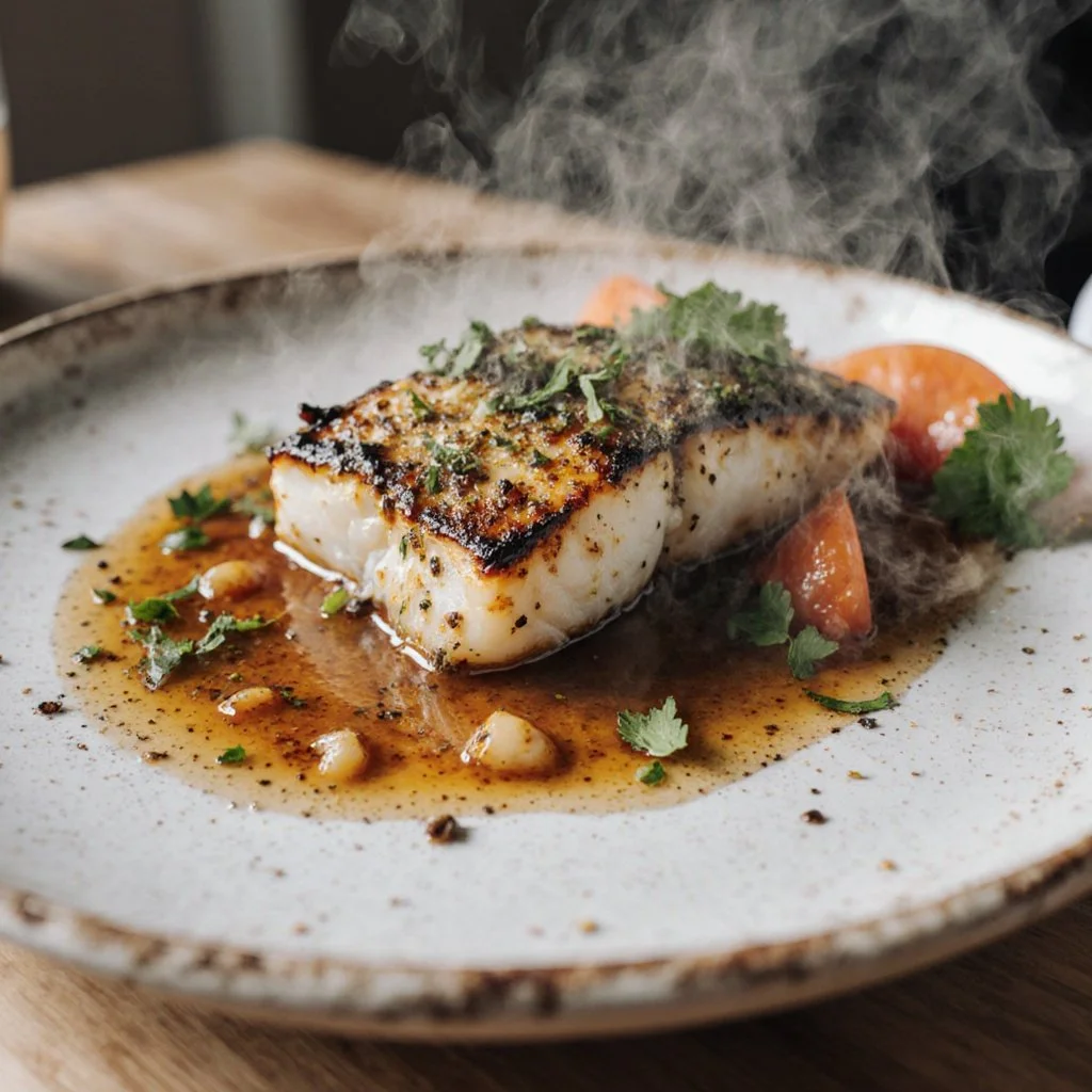 Scharf angebratener Ahi-Thunfisch mit Aromen asiatischer Inspiration