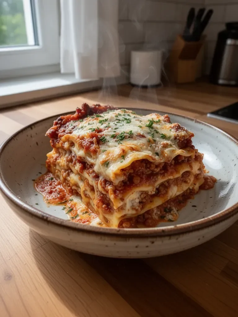 Schnelle und einfache Lasagne